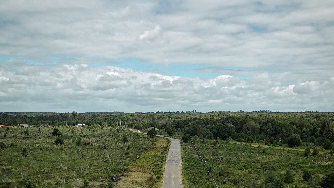 Portón de acceso controlado al Condominio Los Cauces Puerto Varas